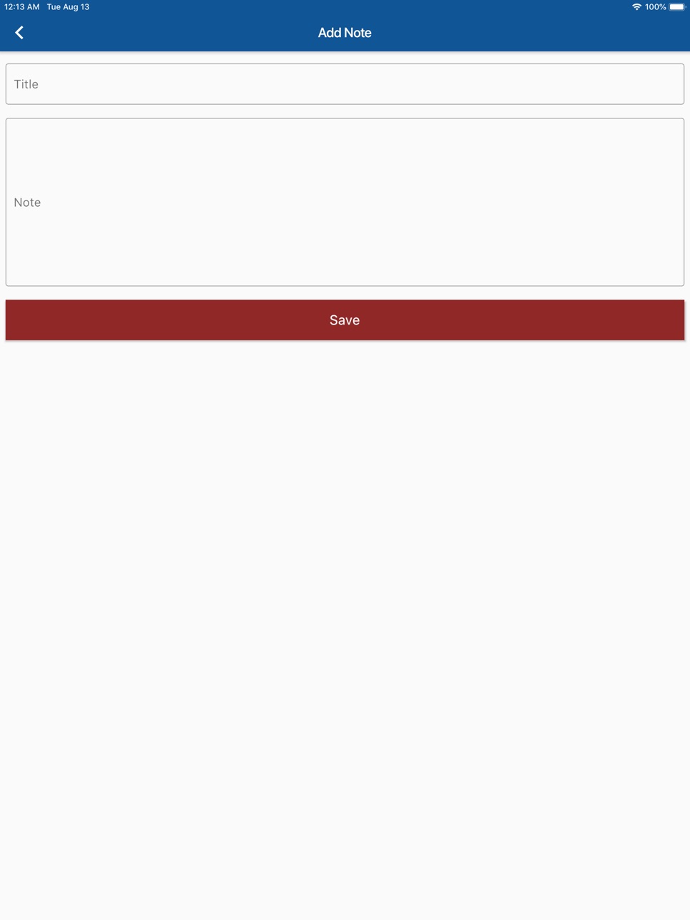 iPad screenshot