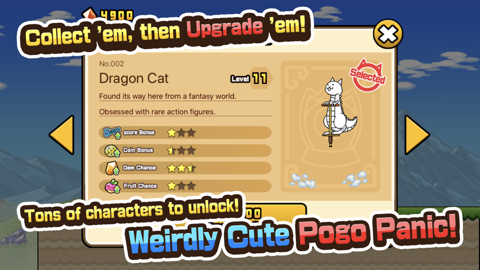 #5. Go! Go! Pogo Cat (iOS) 由: ponos corporation