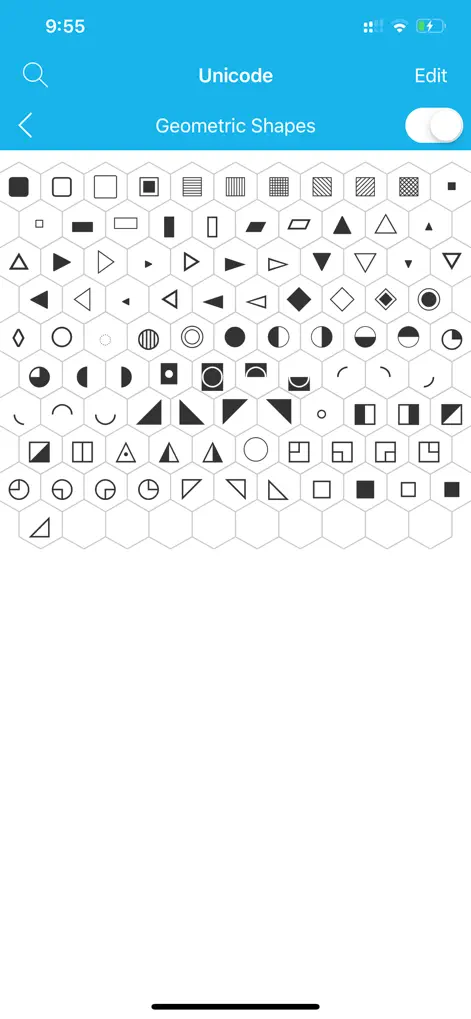 Unicode Map and Code Table - Reference App | MWM