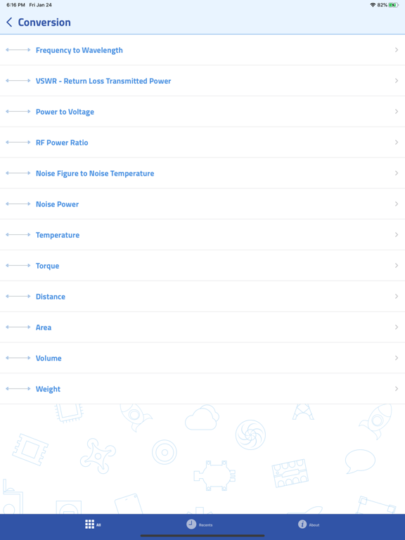 Screenshot #4 pour Mini-Circuits RF Calculator