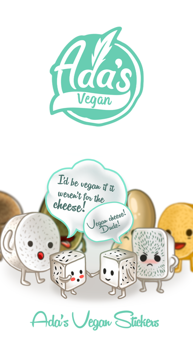 Ada's Vegan Stickers Screenshot 1 - AppWisp.com Ada's Vegan Stickers Screenshot 1 - AppWisp.com