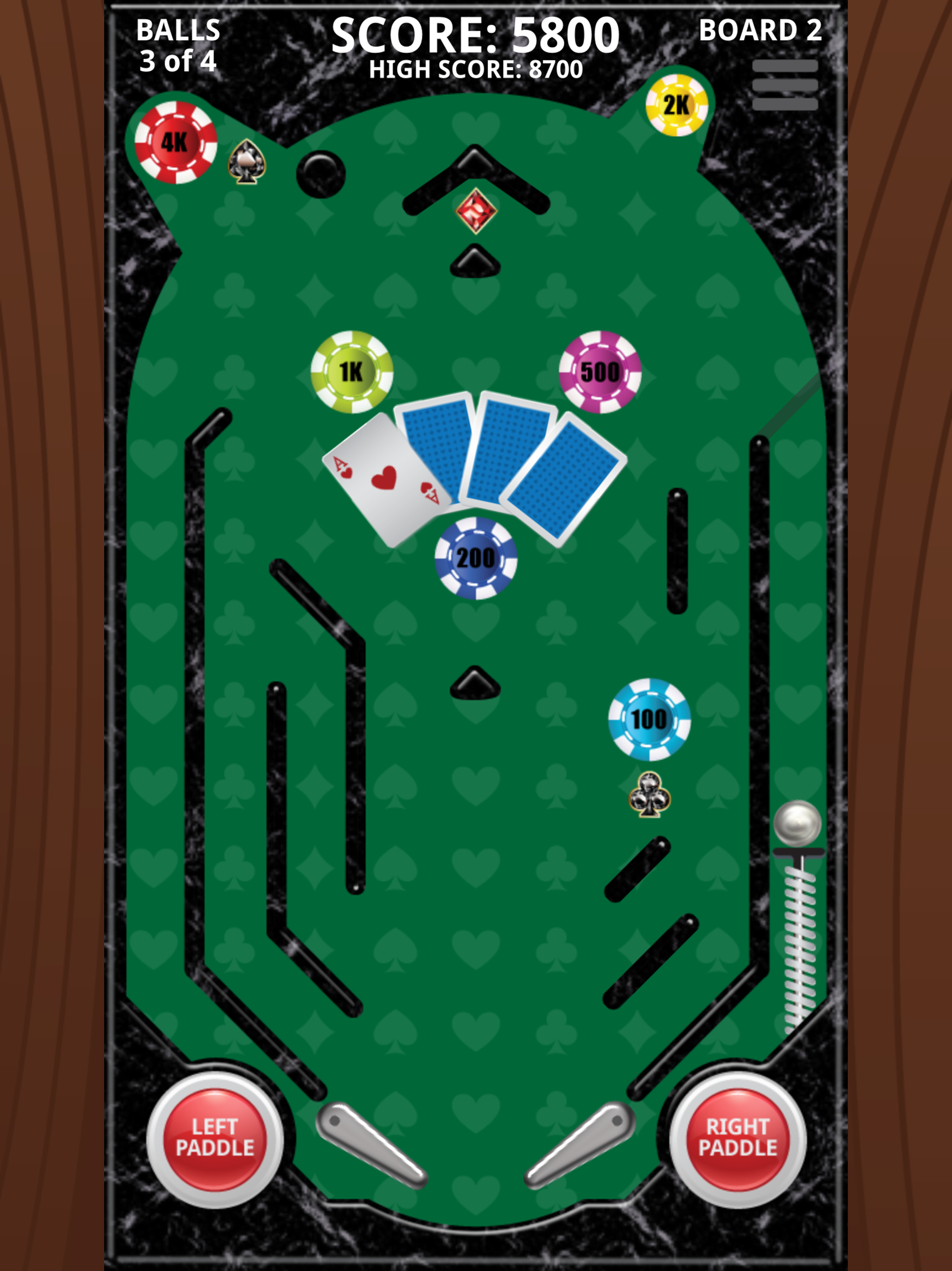 Mini Pinball 4 Of A Kind Game screenshot 7