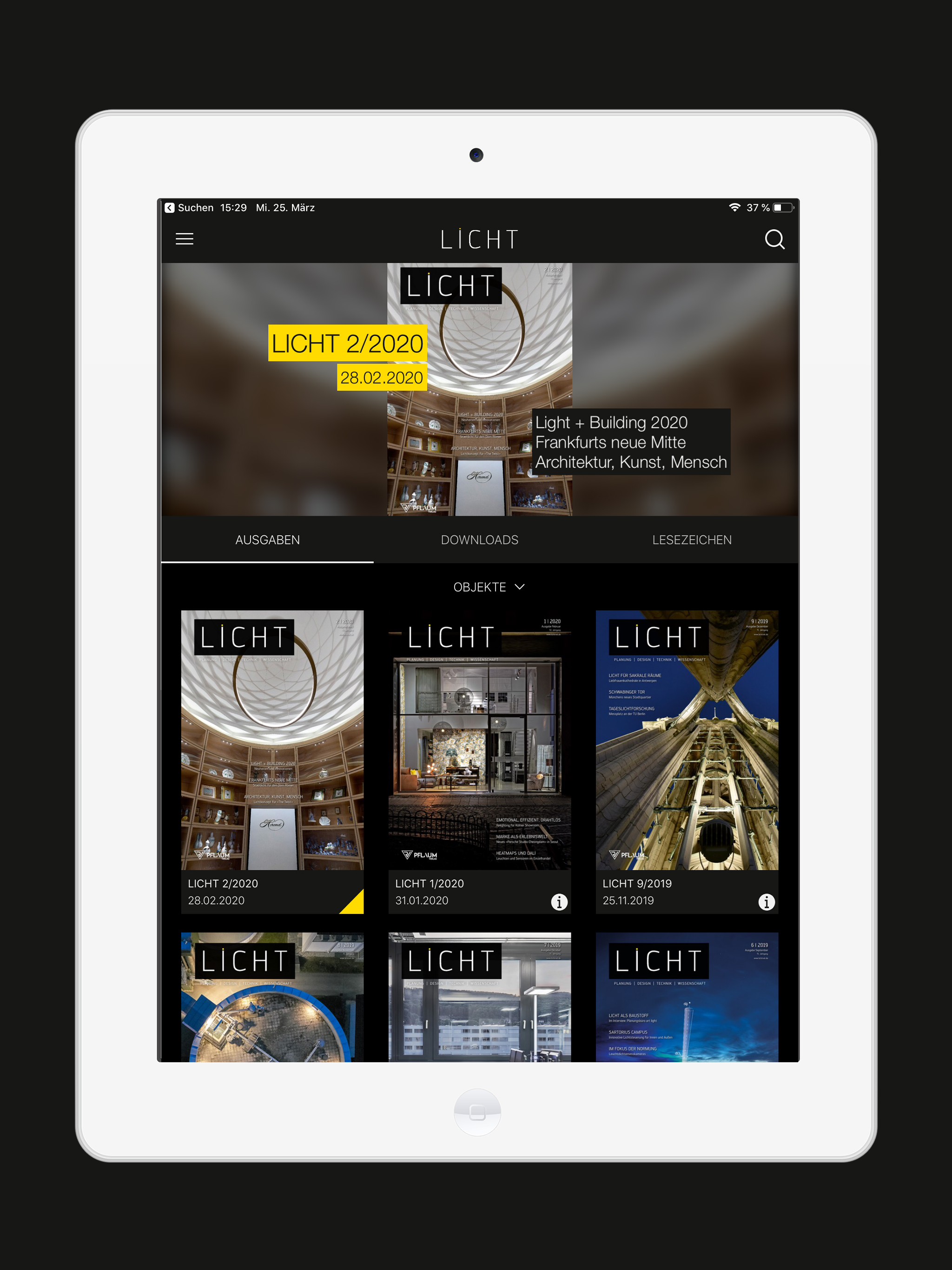 LICHT Zeitschrift screenshot 5