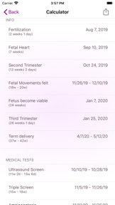 My Pregnancy Calendar screenshot