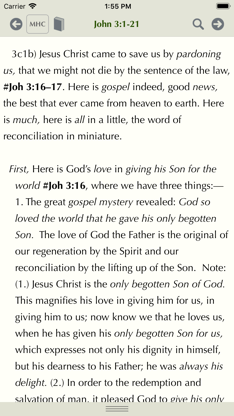 Matthew Henry Study Bible screenshot 1