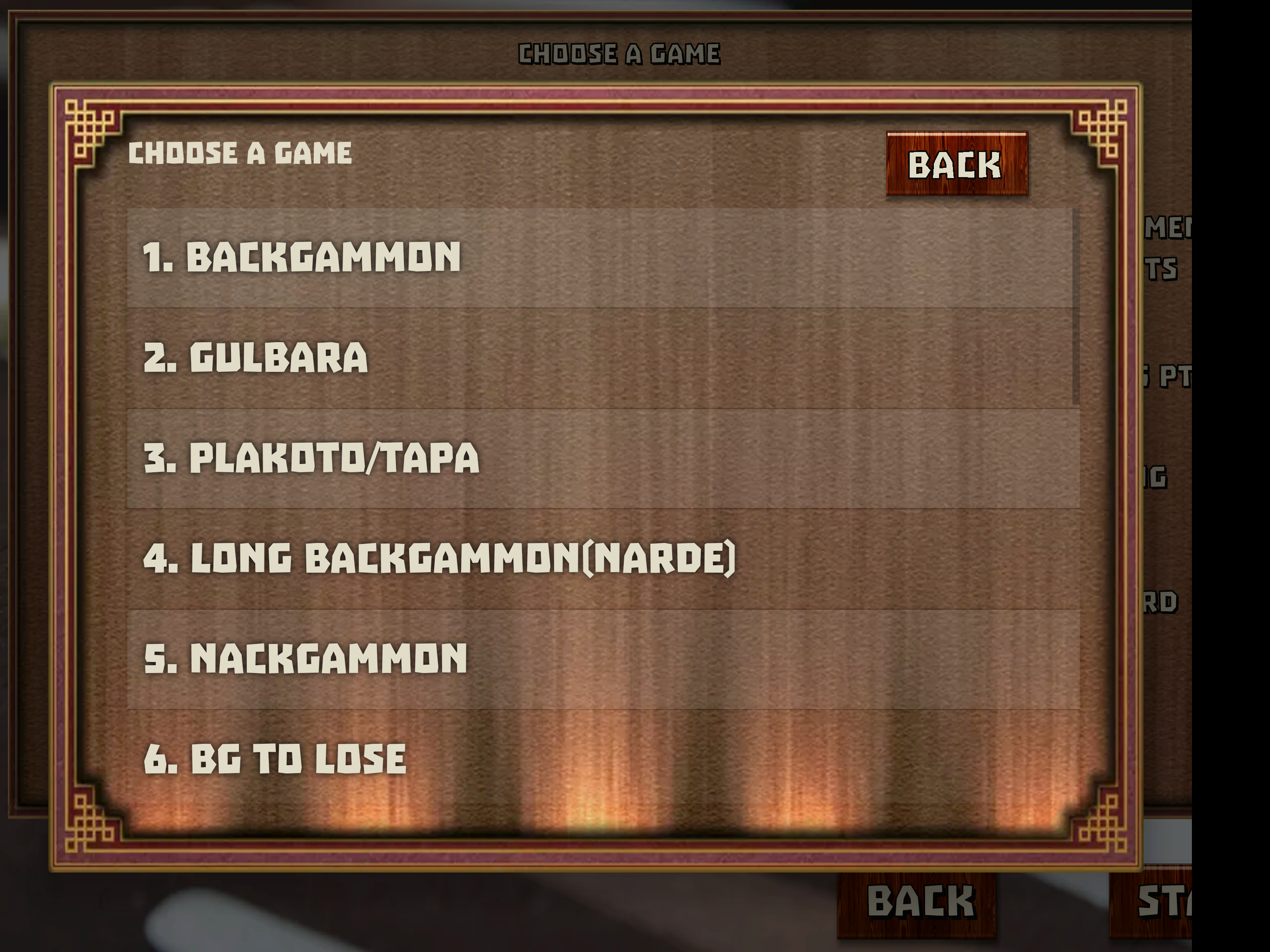 Backgammon 16 Games