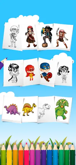 Game screenshot Моя раскраска - Цвет страница hack