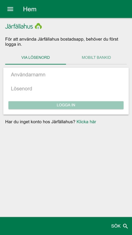 Järfällahus bostadsapp