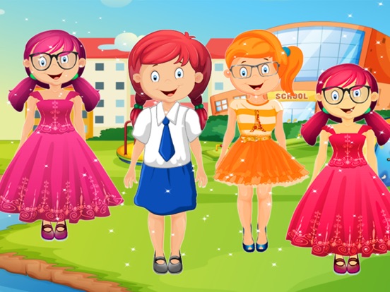School Dress Up iPad screenshot