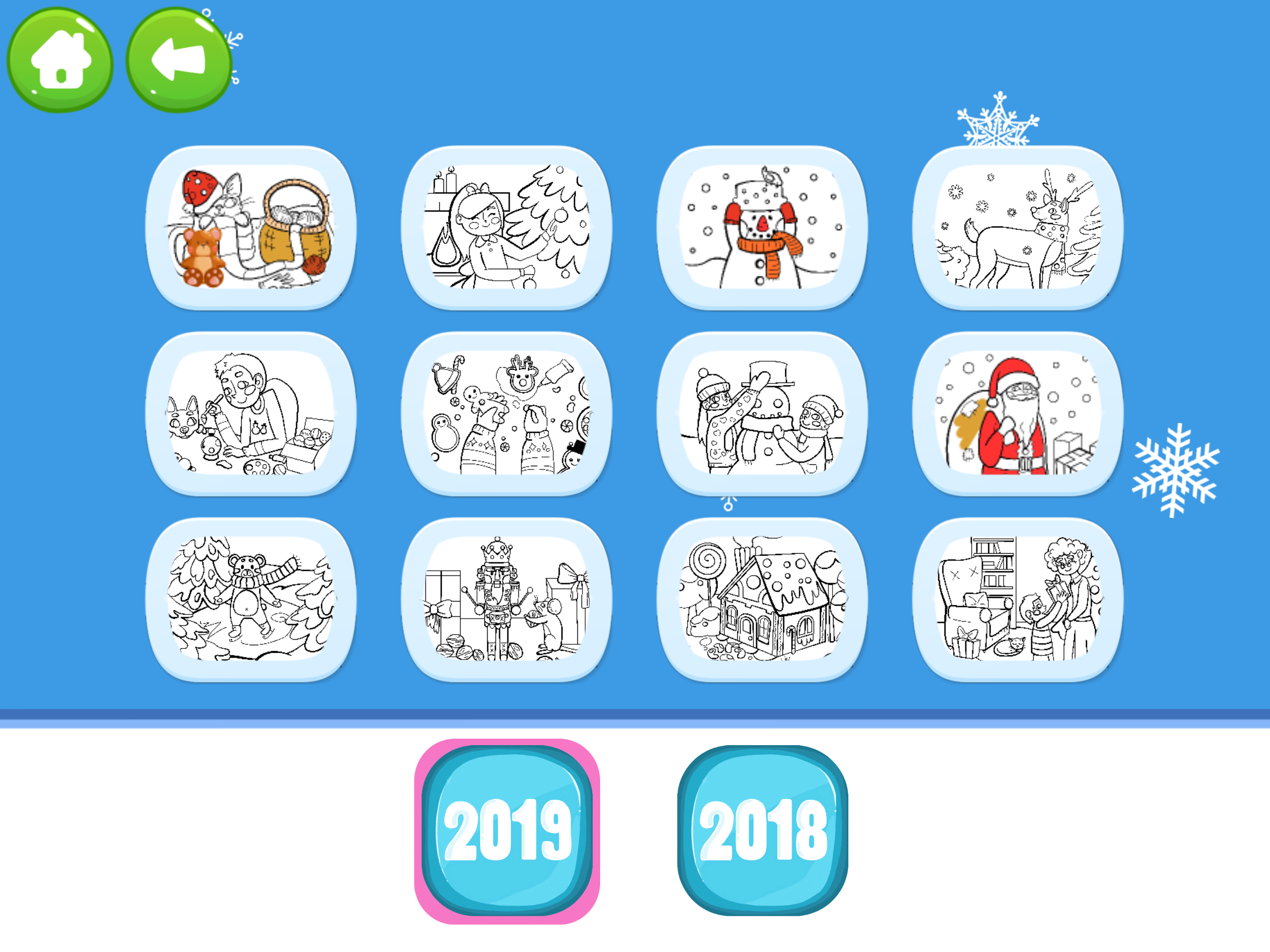 Kids Christmas Colouring Pages