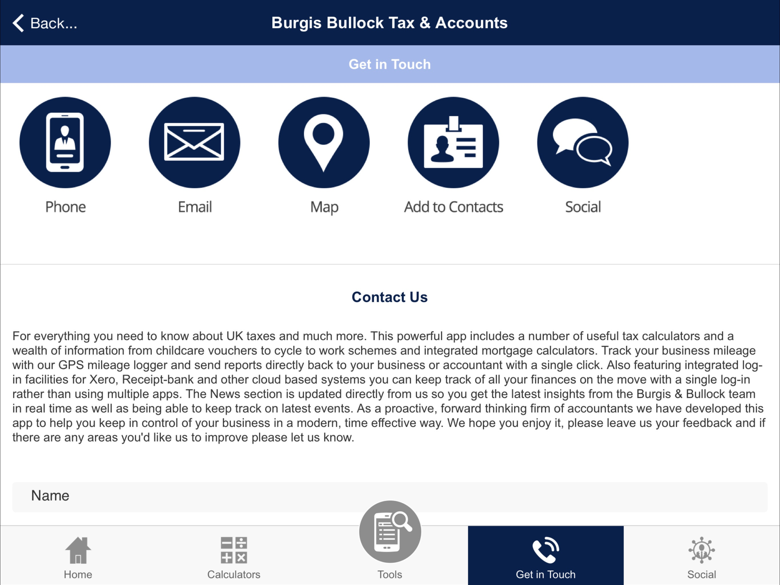 Burgis Bullock: Tax & Accounts screenshot 8
