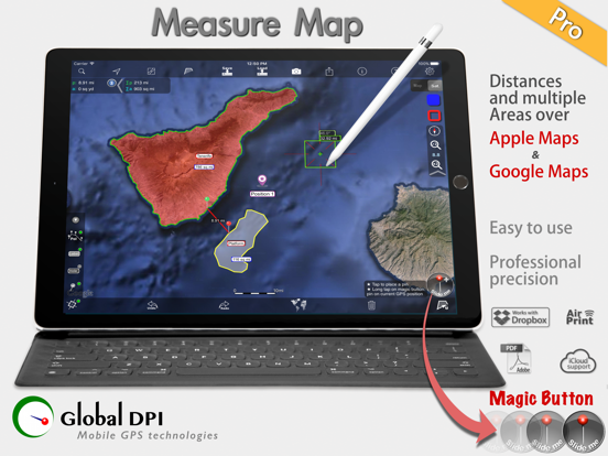 Measure Map Pro iPad app afbeelding 1
