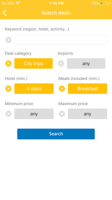 Vacation Deals & Cruises Screenshot