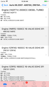 Fan club car T0Y0TA Parts Chat screenshot