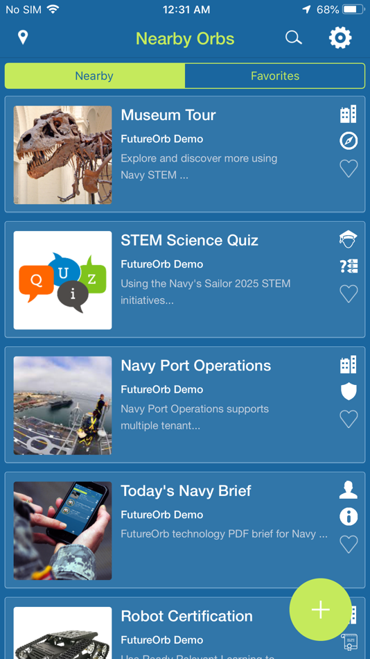 #3. FutureOrb® - Proximal Web® (iOS) Podle: GBL Systems Corp