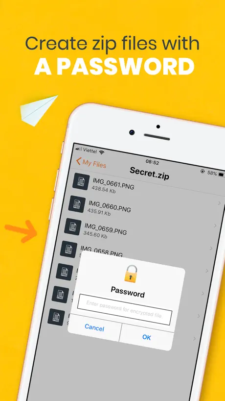 Zip file opener - Unzip files