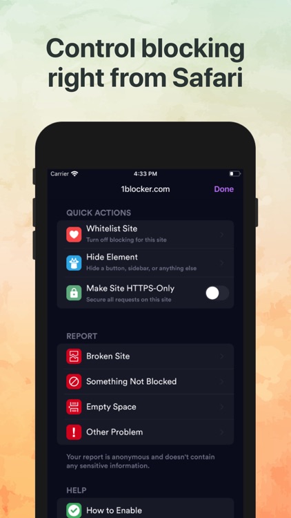 1Blocker: Privacy & Ad Blocker screenshot-5