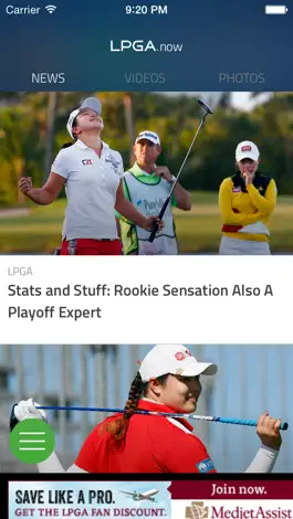 Game screenshot LPGA Now apk