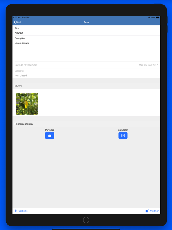 App screenshot