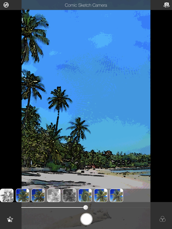 Comic Sketch Camera iPad screenshot 10 - Photo & Video app