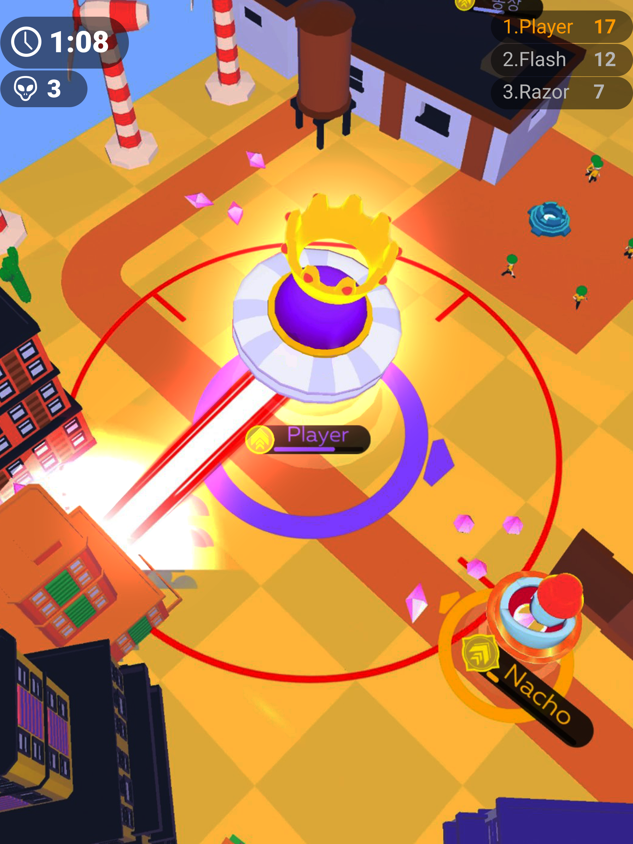 Crazy Spaceship.io: Alien Wars