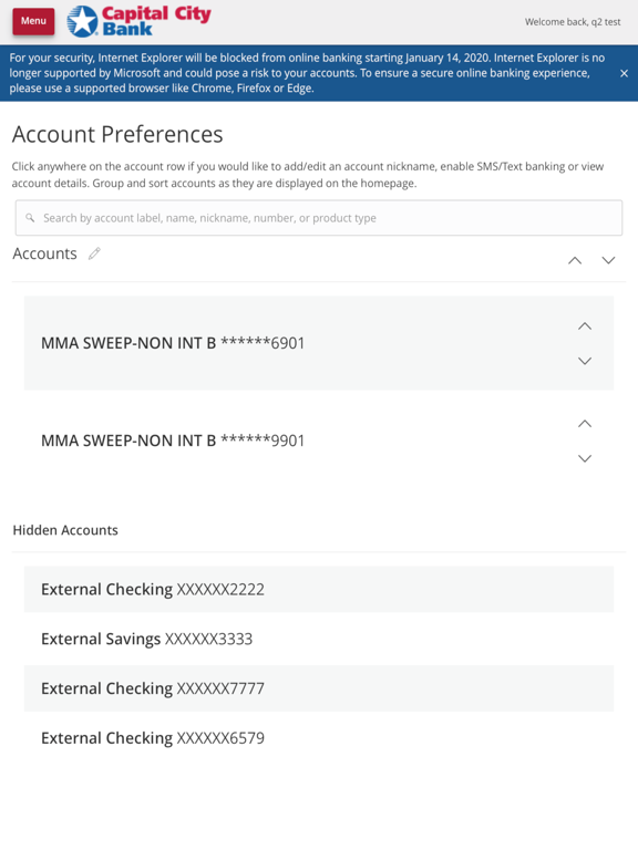 Capital City Bank Mobile iPad screenshot 4 - Finance app