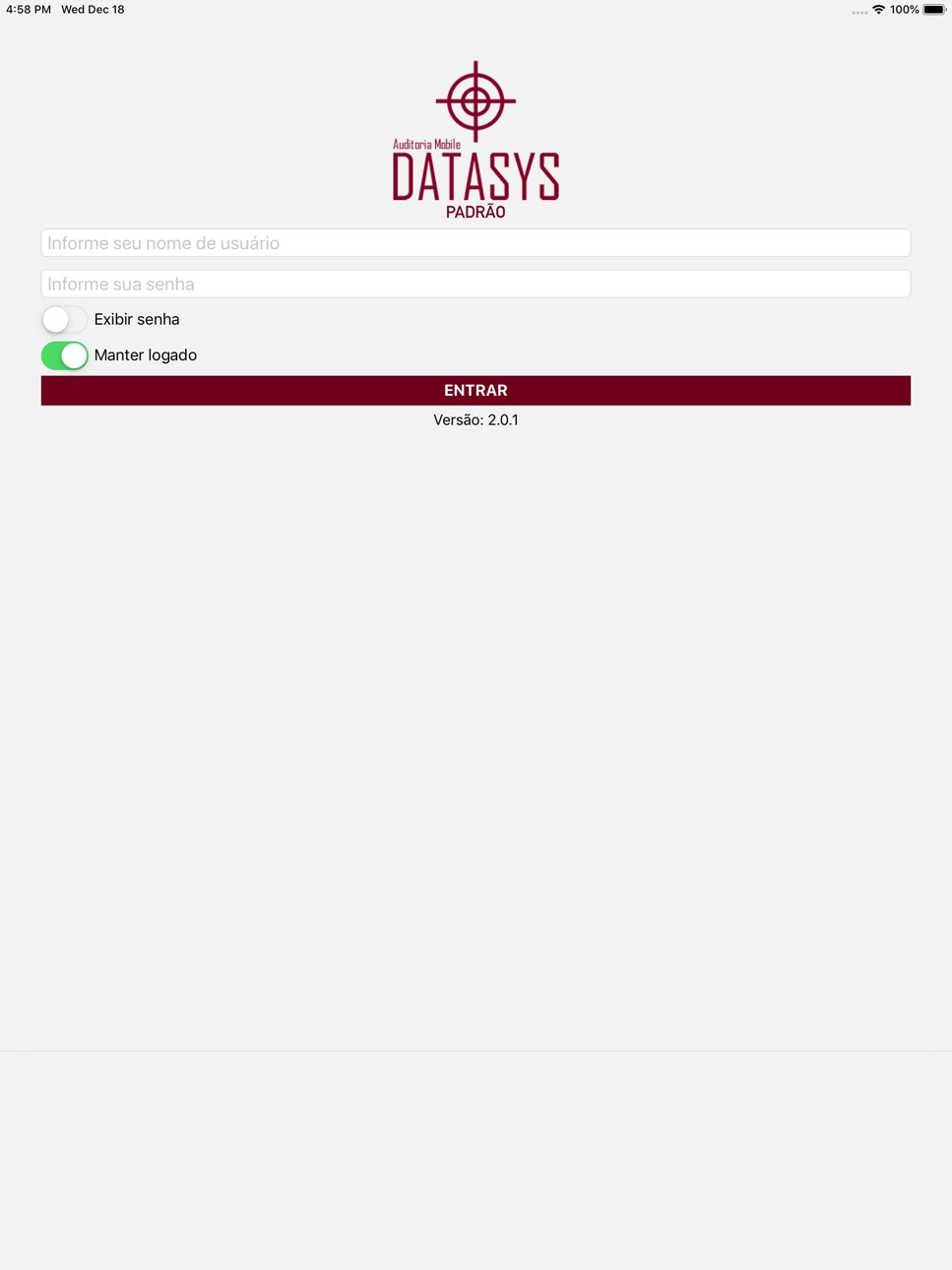 iPad screenshot
