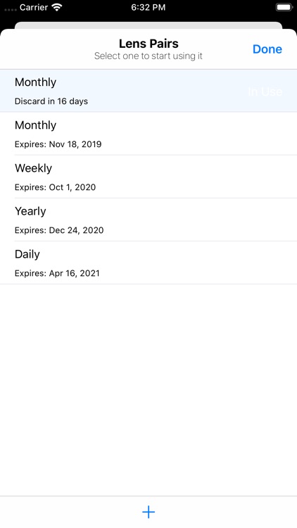 LensCare: Contact Lens Tracker