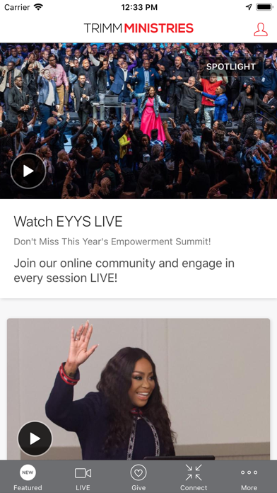 Screenshot 1 of Cindy Trimm Ministries App