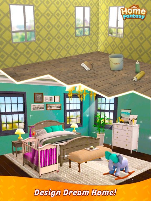 Screenshot #2 for Home Fantasy: Home Design Game