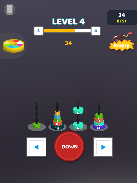 Stack 2048 3D iPad screenshot