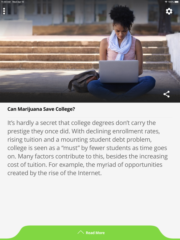 Screenshot #4 pour The Marijuana Times