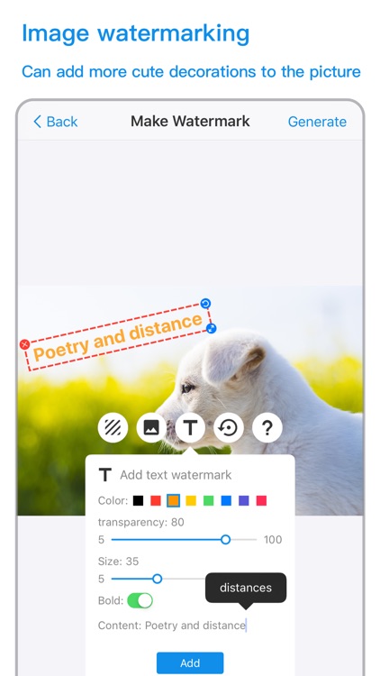 Watermark-Make info safe screenshot-3