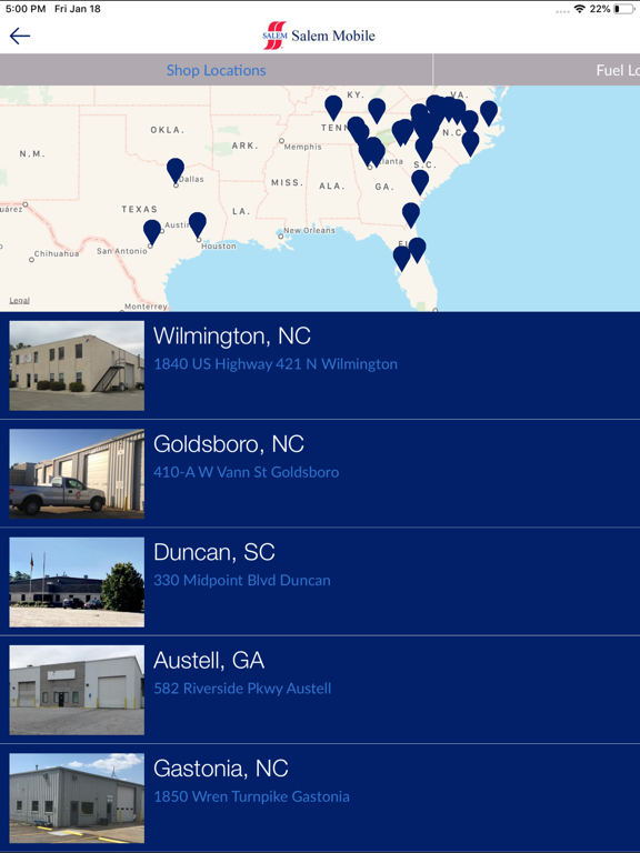 Salem Mobile iPad screenshot 3 - Business app