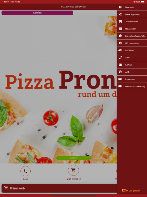 Screenshot #5 pour Pizza Pronto Seligweiler