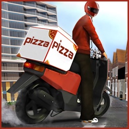 Moto Bike Pizza Delivery