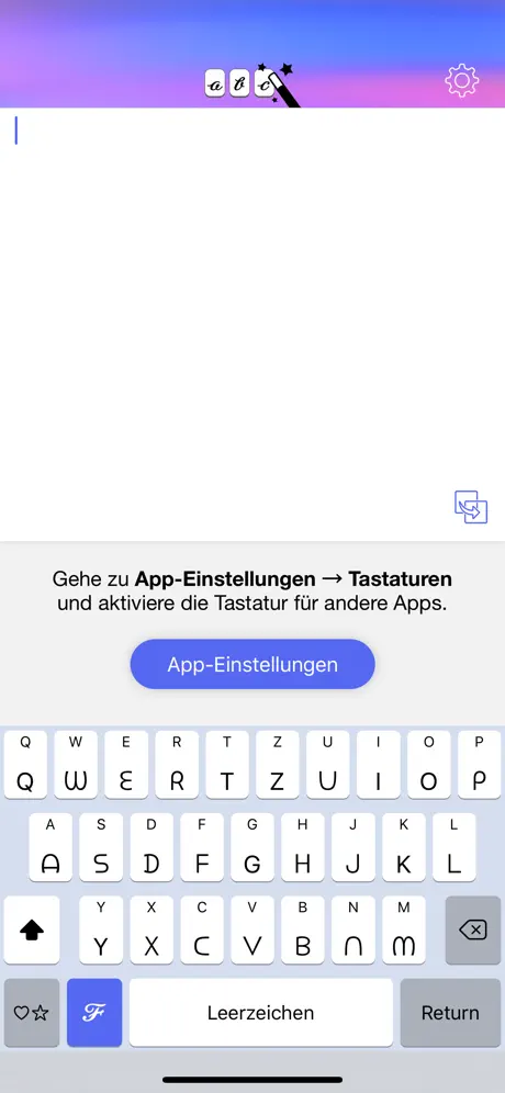 Text Designer Keyboard