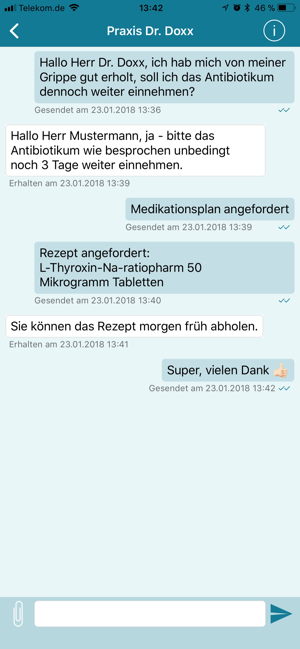 ‎Patienten-App x.patient Screenshot