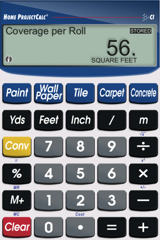 Home ProjectCalc screenshot 2