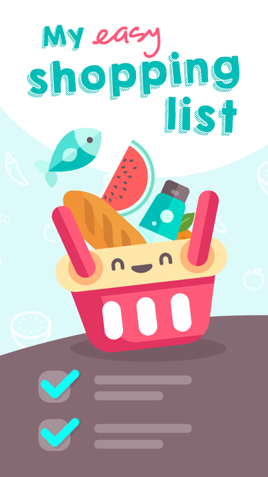 Easy Shopping List. Screenshot