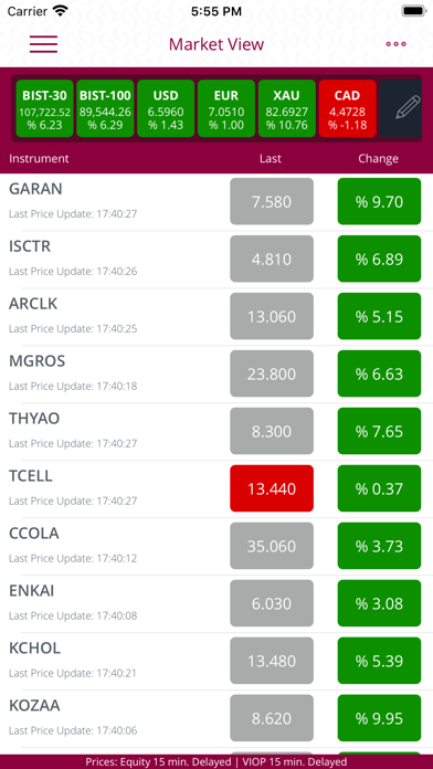 Alternatif Trader Screenshot