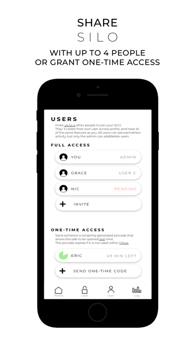 Screenshot #3 pour S I L O | Smart Safe App