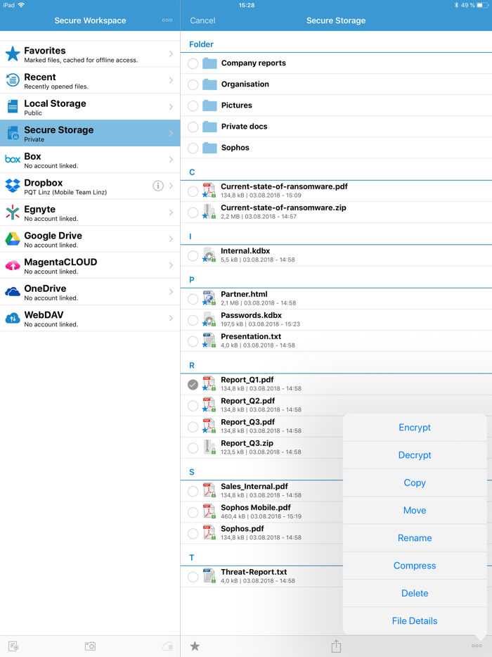 Sophos Secure Workspace