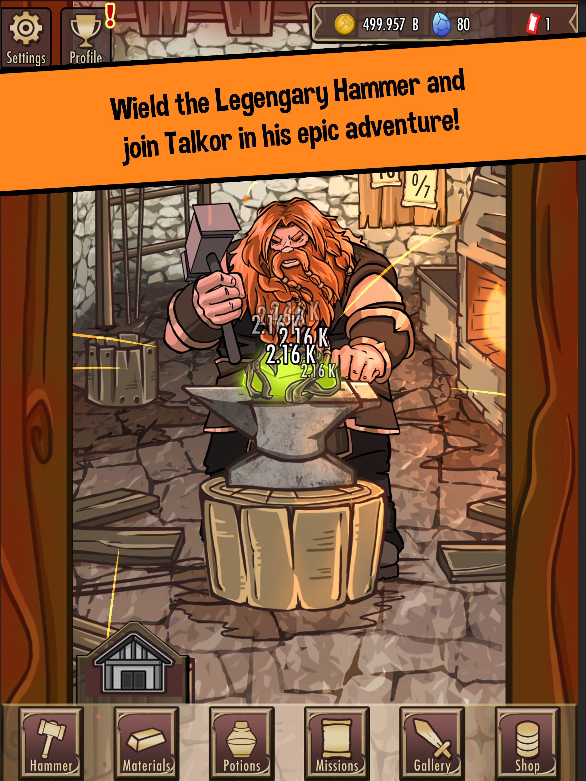 Medieval Clicker Blacksmith screenshot 6