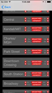 mbta boston t map -- ad free iphone screenshot 3