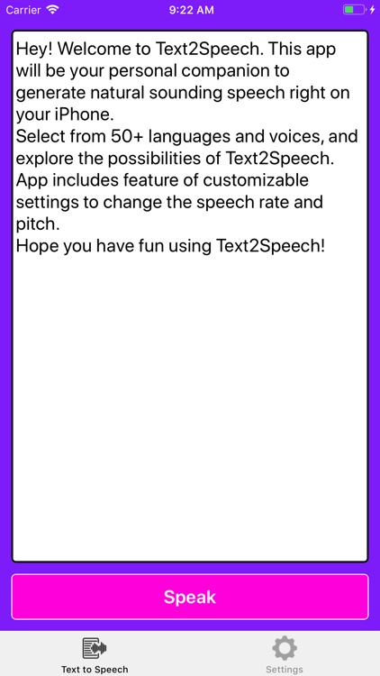 Text2Speech.