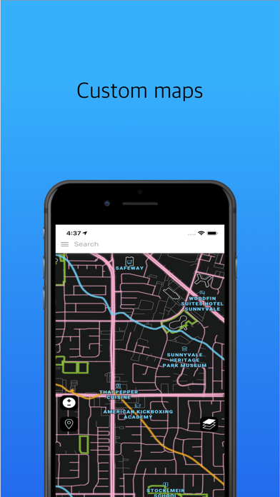 Velam GPS Navigator and Maps iPhone screenshot 7 - Navigation app