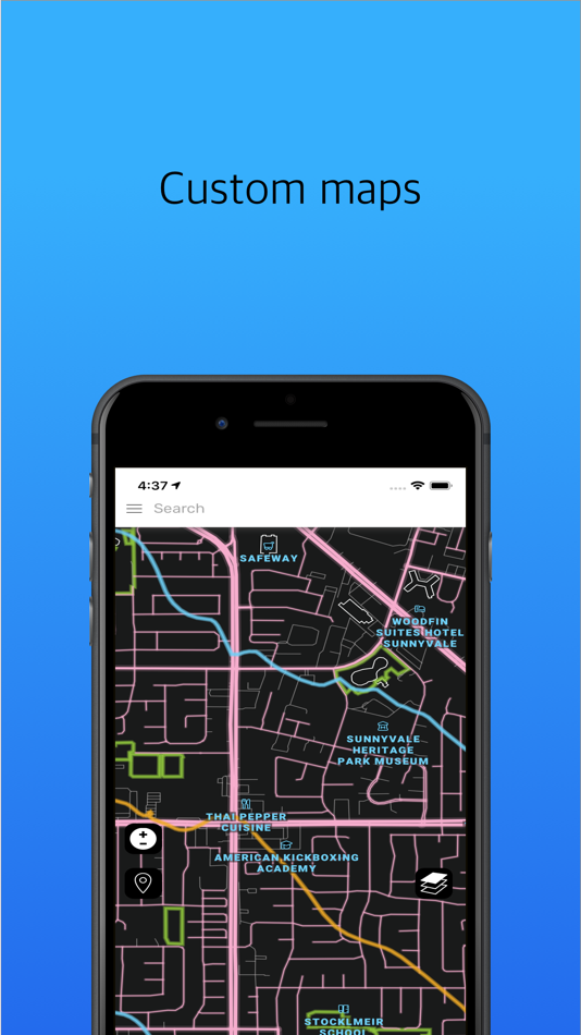 #7. Velam GPS Navigator and Maps (iOS) Bởi: Alejandro Rodriguez Uson