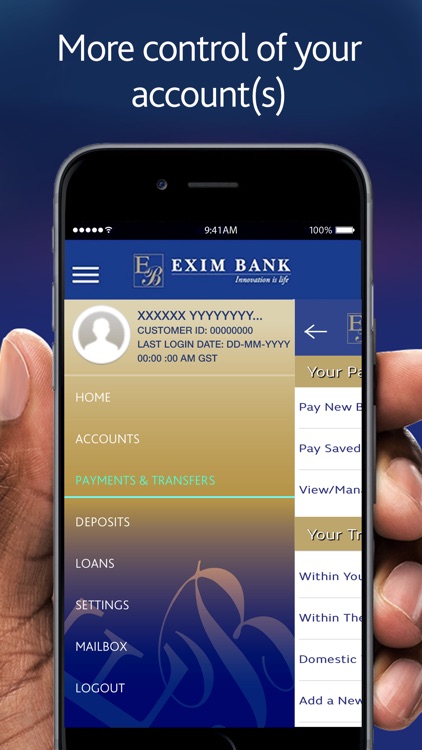 Exim Online Banking DJPersonal