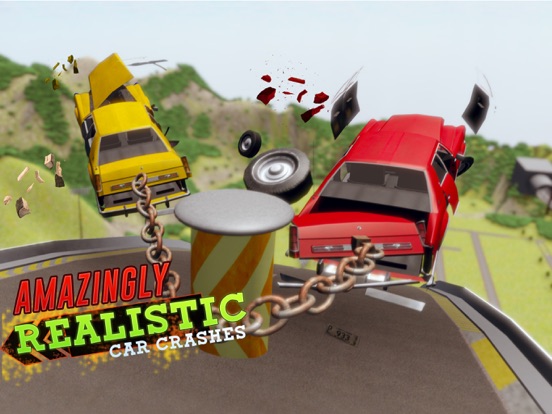Chained Car Crash Beam Driving iPad screenshot